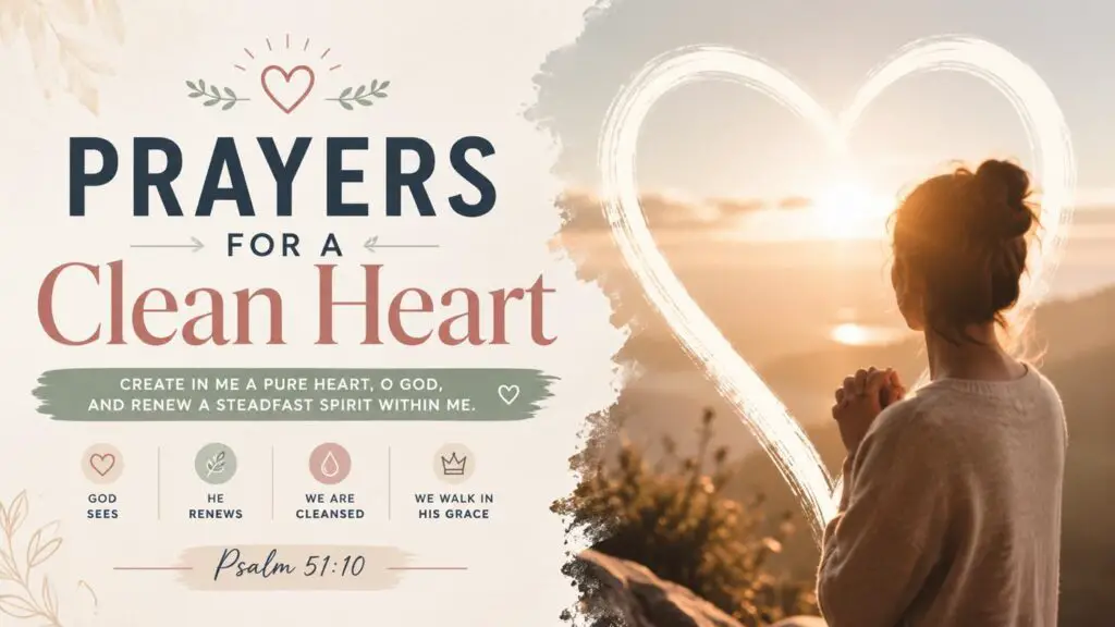 Prayers for a Clean Heart