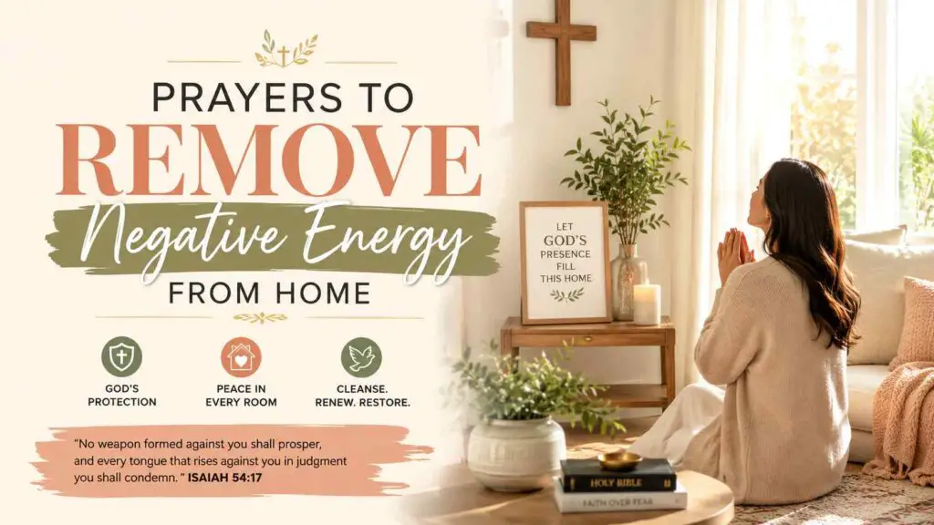 Prayers to Remove Negative Energy from Home