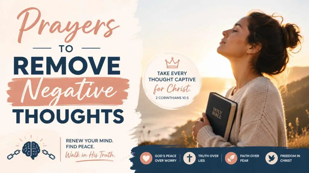 Prayers to Remove Negative Thoughts