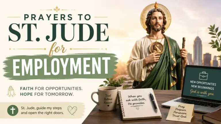 Prayers to St. Jude for Employment