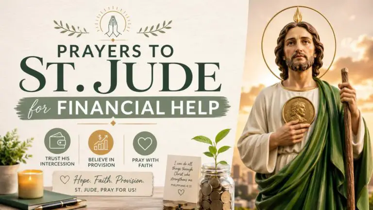 Prayers to St. Jude for Financial Help