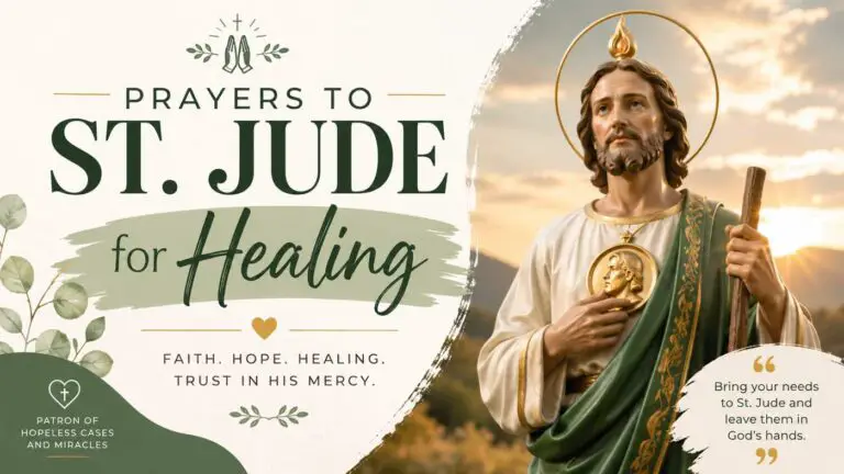 Prayers to St. Jude for Healing