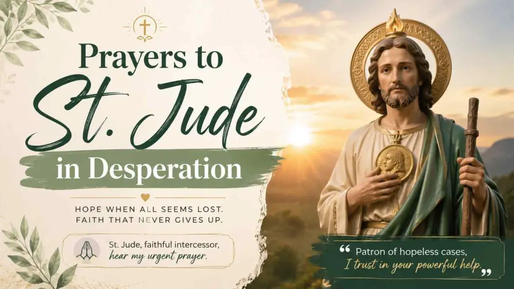 Prayers to St. Jude in Desperation