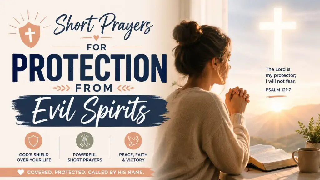 Short Prayers for Protection from Evil Spirits
