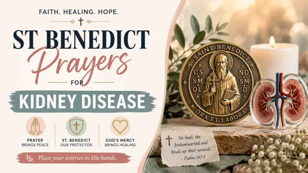 St Benedict Prayers for Kidney Disease