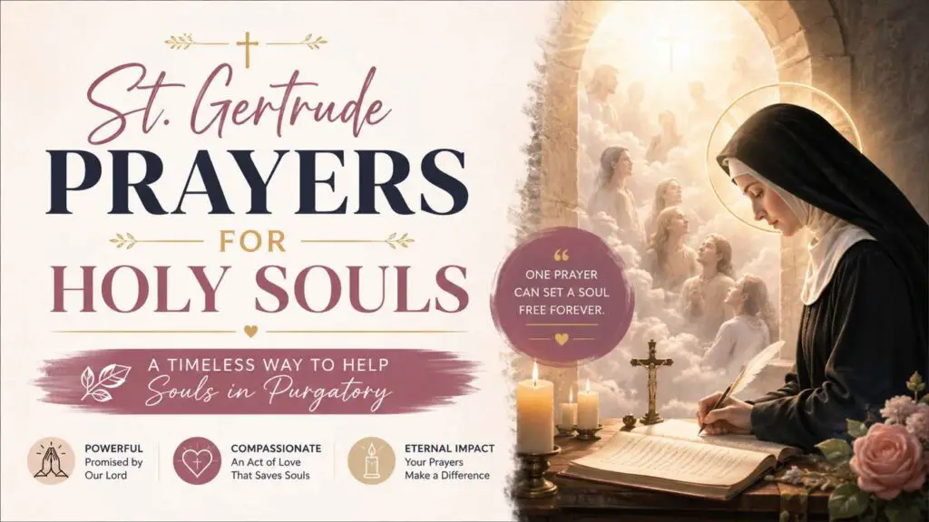 St. Gertrude Prayers for Holy Souls