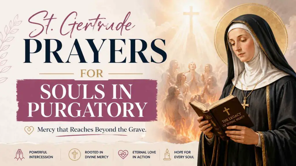 St. Gertrude Prayers for Souls in Purgatory