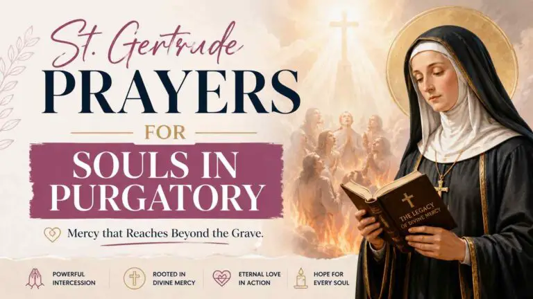 St. Gertrude Prayers for Souls in Purgatory