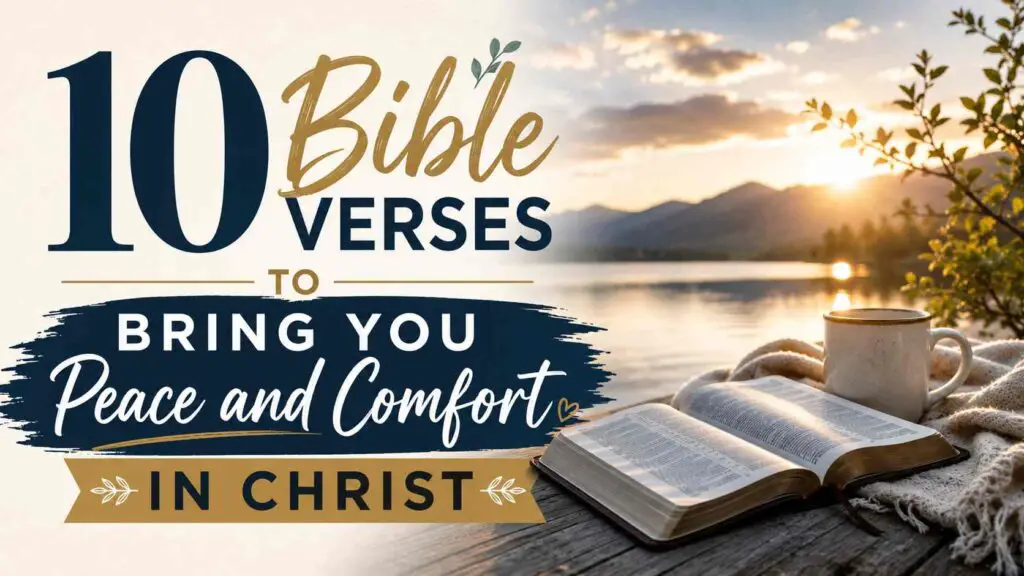 Bible Verses To Bring You Peace And Comfort In Christ
