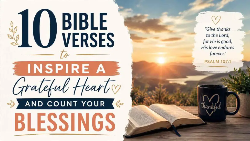 Bible Verses To Inspire A Grateful Heart