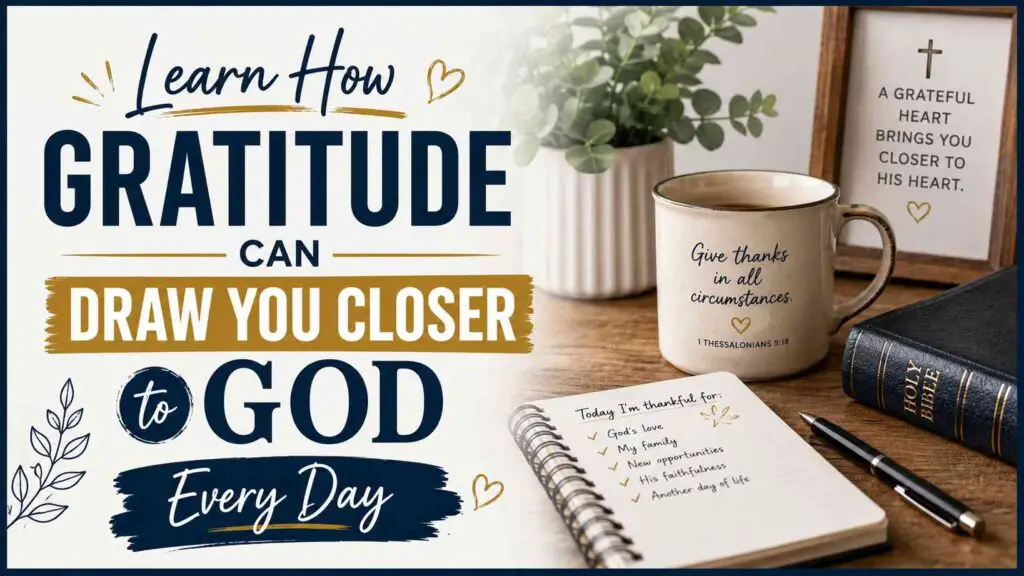 Learn How Gratitude Can Draw You Closer To God Every Day