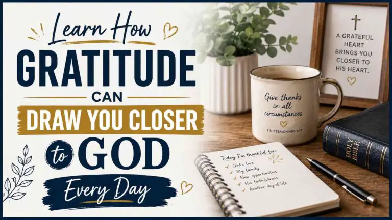Learn How Gratitude Can Draw You Closer to God Every Day